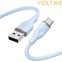 Câble USB-A vers USB-C (60W) 1.8m Bleu VOLTME (Officiel)