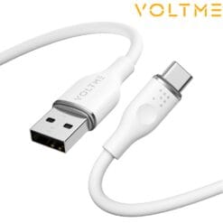 Câble USB-A vers USB-C (60W) 1m Blanc VOLTME (Officiel)