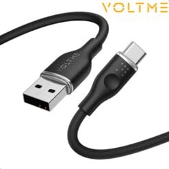 Câble USB-A vers USB-C (60W) 1.8m Noir VOLTME (Officiel)