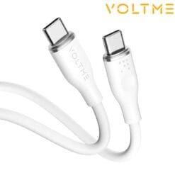 Câble USB-C vers USB-C (100W) 1m Blanc VOLTME (Officiel)