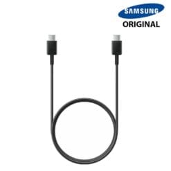 Câble USB-C vers USB-C 5A 1,8M Noir Samsung (Officiel) Avec Boîte