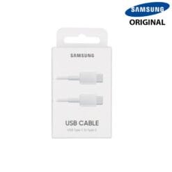 Câble USB-C vers USB-C (60W) 1M Fast Charge Blanc Samsung (Officiel) Avec Boîte