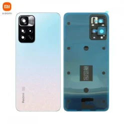 Vitre Arriere + Vitre Camera bleue Xiaomi Redmi note 11 Pro Plus 5G (offciel)