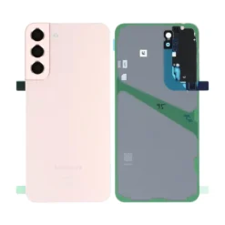 Vitre Arrière + Lentille Caméra Rose Samsung Galaxy S22 Plus (S906B) (Compatible)