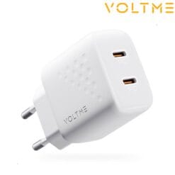 Chargeur Revo 35 Duo Lite USB-C + USB-C 35W Blanc VOLTME