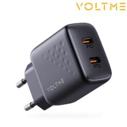 Chargeur Revo 35 Duo Lite USB-C + USB-C 35W Noir VOLTME