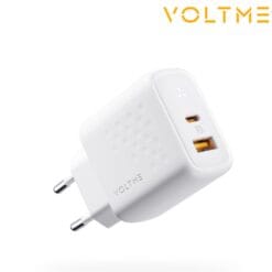 Chargeur Revo 45 Duo USB-A + USB-C 45W Blanc VOLTME