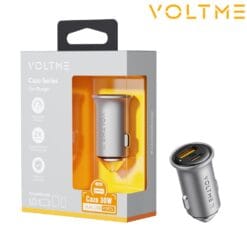 Chargeur Voiture Cazo Series 30W USB-C + USB-A Argent VOLTME