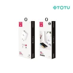 Chargeur secteur USB-A + USB-C 20W TOTU Sans Câble