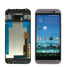 Ecran LCD + Vitre Tactile (avec châssis) Argent HTC One M9 (Compatible)