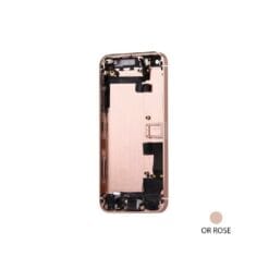 Châssis NEUTRE arrière iPhone SE Or rose - avec nappes