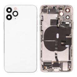 Châssis NEUTRE arrière iPhone 11 pro max blanc- avec nappes