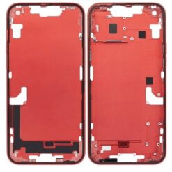 Châssis + plaque arrière NEUTRE iphone 14 plus rouge - sans nappes
