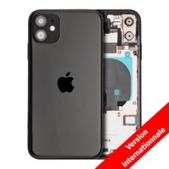 Châssis avec nappes pour iPhone 11 - Grade C (avec Logo) Noir