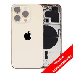 Châssis avec nappes pour iPhone 14 Pro - Grade A (avec Logo) Or