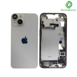 Châssis complet reconditionné pour iPhone 14 - Grade A (avec Logo) Lumière Stellaire