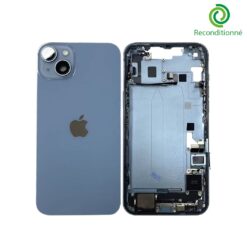 Châssis complet reconditionné pour iPhone 14 Plus - Grade A (avec Logo) Bleu