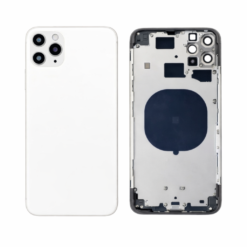 Châssis NEUTRE arrière iPhone 11 pro max blanc- sans nappes
