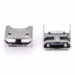 Connecteur Micro USB 4 pattes verticales / pins longs