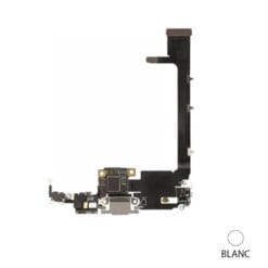 Connecteur de charge iPhone 11 Pro Max Blanc