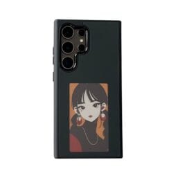 Coque Noire NFC avec écran Samsung S24 Ultra