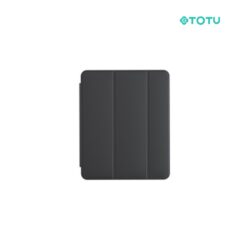 Coque de protection Cuir / TPU Noir avec rabat IPad 10.2 (7/8/9e Génération) TOTU"