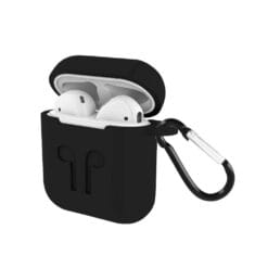 Coque de protection en silicone noire pour Airpod 2ème Génération