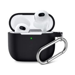 Coque de protection en silicone noire pour Airpod 3ème Génération