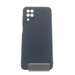 Coque en silicone pour Samsung Galaxy A12 A125F Noire