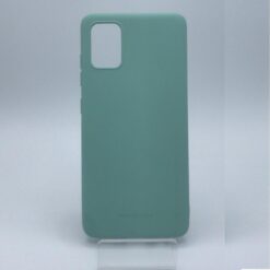Coque en silicone pour Samsung Galaxy A51 (A515F) Vert clair