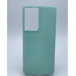 Coque en silicone pour Samsung Galaxy S21 Ultra G998B Vert clair