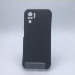 Coque en silicone pour Xiaomi Redmi Note 10 Noire