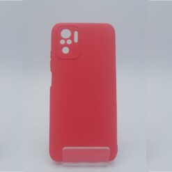 Coque en silicone pour Xiaomi Redmi Note 10 Rouge