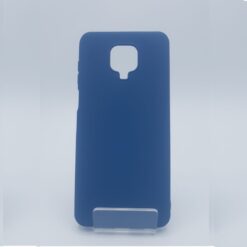 Coque en silicone pour Xiaomi Redmi Note 9 Pro Bleu