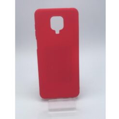 Coque en silicone pour Xiaomi Redmi Note 9 Pro Rouge