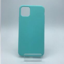 Coque Silicone TPU Bleu Turquoise iPhone 15