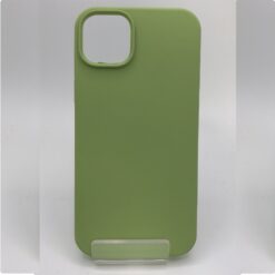 Coque en silicone pour iPhone 15ProMax vert clair