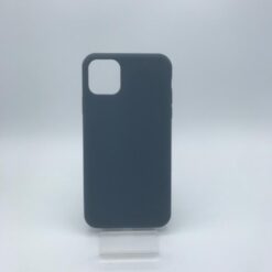 Coque en silicone pour iPhone XR Bleu nuit