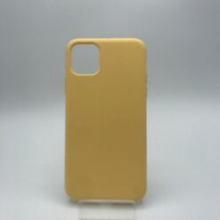 Coque en silicone pour iPhone 13 Jaune