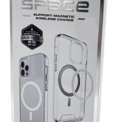 Coque silicone Transparente Space Collection Magnétique iPhone 16 Pro Max