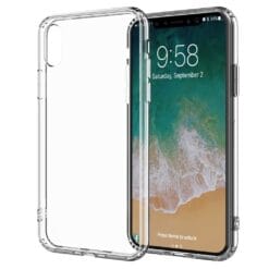 Coque silicone transparente iPhone X/XS