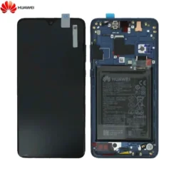 Ecran LCD + Vitre Tactile + Châssis + Batterie Huawei Ascend Mate 20 Bleu (officiel)