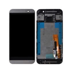 Ecran LCD + Vitre Tactile (avec châssis) Gris Sidéral HTC One M9 (Compatible)