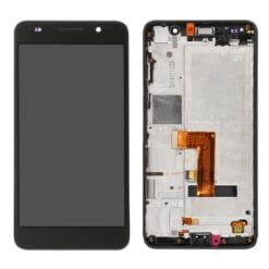 Ecran LCD + Vitre Tactile (avec châssis) Noir Honor 6 (Compatible)