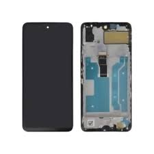 Ecran LCD + Vitre Tactile (avec châssis) Noir Huawei P Smart 2021 (Compatible)