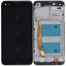 Ecran LCD + Vitre Tactile (avec châssis) Noir Huawei Y6 Pro 2017 / P9 Lite Mini (Compatible)