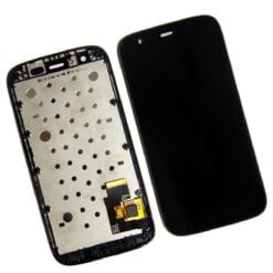 Ecran LCD + Vitre Tactile (avec châssis) Noir Motorola Moto G (XT-1031/32/33/36/39) (Compatible)