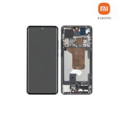Ecran LCD + Vitre Tactile (avec châssis) Noir Xiaomi 12 5G (Officiel)