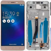 Ecran LCD + Vitre Tactile (avec châssis) Or Asus Zenfone 3 Laser (ZC551KL) (Compatible)