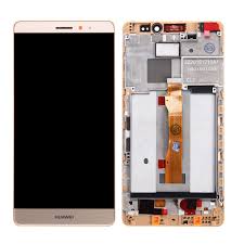 Ecran LCD + Vitre Tactile (avec châssis) Or Huawei Mate S (Compatible)